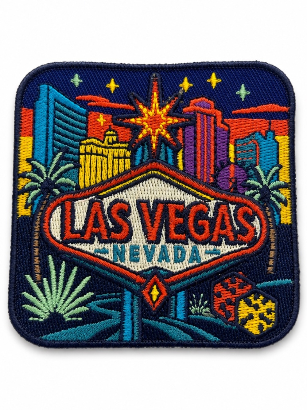 Las Vegas Patch – 3 Inch Embroidered Iron On Nevada Travel Souvenir